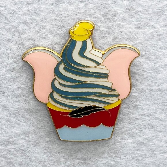 🔮 5/$25 Disney‎ Dumbo Soft Serve Ice Cream Pin - Picture 1 of 3